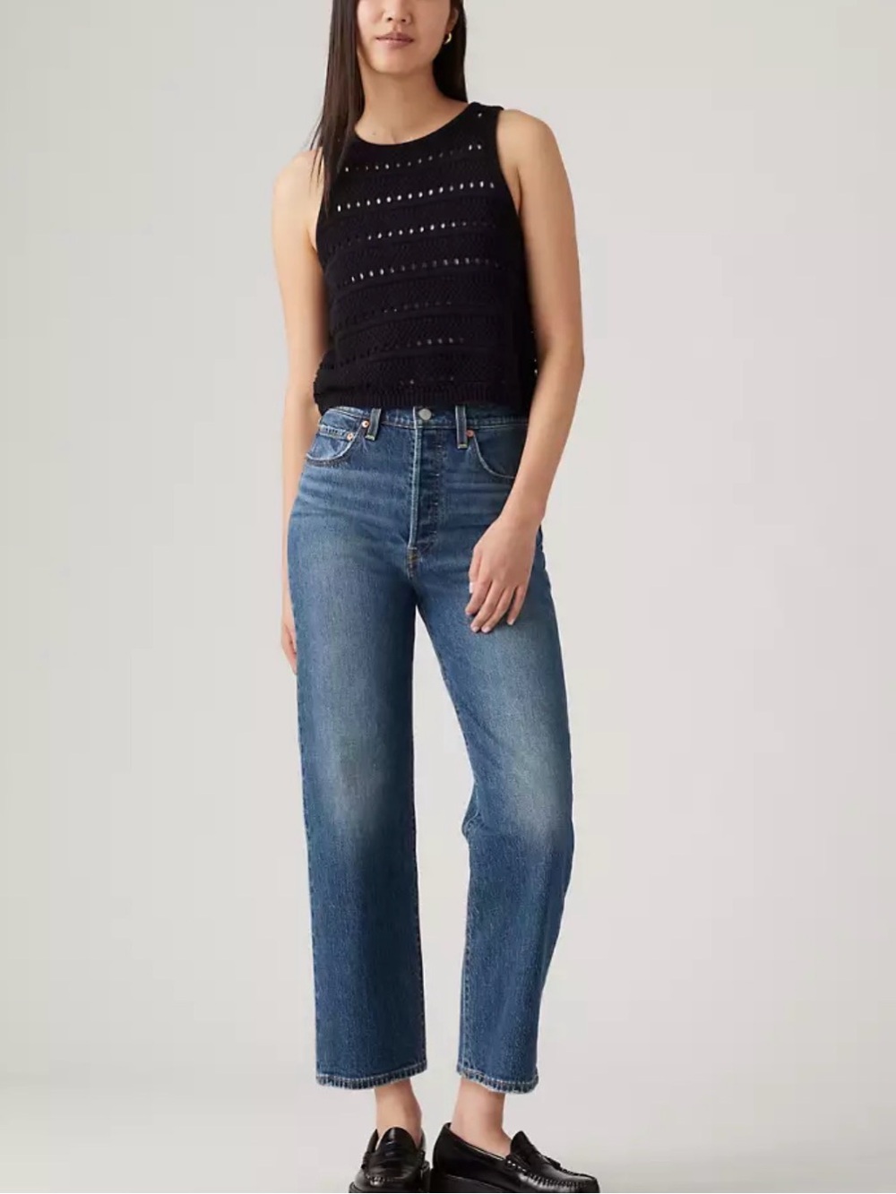Levi's Rib Cage Ankle Straight Size 30